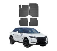 OMAC Alfombrillas De Coche Compatible con DS DS3 Crossback 2018-2024 Negro Goma 4Pza