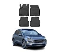 OMAC Alfombrillas De Coche Compatible con Ford Kuga 2019-2024 Negro Goma TPE 4Pza
