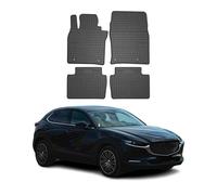 OMAC Alfombrillas De Coche Compatible con Mazda CX-30 DM 2019-2024 Negro Goma 4Pza