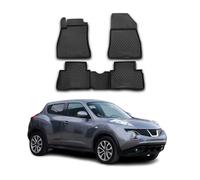 OMAC Alfombrillas De Coche Compatible con Nissan Juke 2010-2019 3D Negro Goma 4Pza