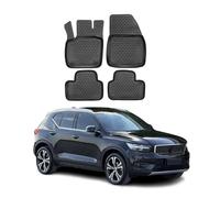 OMAC Alfombrillas De Coche Compatible con Volvo XC40 2017-2024 Negro Goma TPE 4Pza