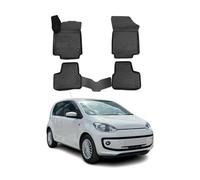 OMAC Alfombrillas De Coche Compatible con VW Up 2011-2020 Negro Goma TPE 4Pza