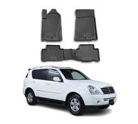 OMAC Alfombrillas De Coche para Ssangyong Rexton GAB 2002-2021 Negro Goma TPE 4x