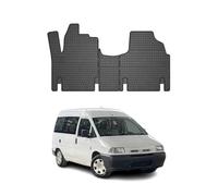 OMAC Alfombrillas de Goma Compatibles con FIAT Scudo 1996-2007 Alfombrillas de Coche Goma Negro 3tlg