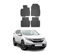 OMAC Alfombrillas de Goma Compatibles con Honda CRV 2017-2022 Alfombrillas de Coche Goma Negro 4tlg