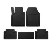 OMAC Alfombrillas Zuschneidbar Goma Negro 5 Pzs Compatible con LYNK & CO 01 2021-2026