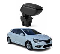OMAC Armlehne para Renault Megane 2016-2022 - Snap-On - ABS + Kunstleder - Keine Bohrung o Installation - Einfache Montage Black