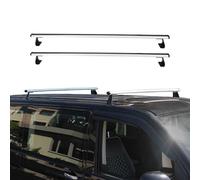 OMAC Baca portaequipajes Compatible con Ford Transit Courier 2014-2025 Plata Aluminio 2 Piezas