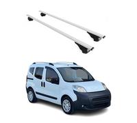 OMAC Baca portaequipajes compatible con Peugeot Bipper 2008 - 2016, barras transversales, color gris