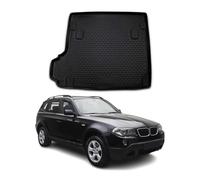 OMAC Bandeja Maletero Alfombrilla Compatible con BMW X3 E83 2003-2010 Negro Goma TPE 1Pza