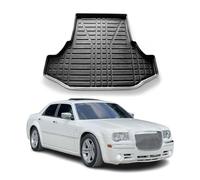 OMAC Bandeja Maletero Alfombrilla Compatible con Chrysler 300C 2004-2012 Negro TPE