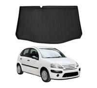 OMAC Bandeja Maletero Alfombrilla Compatible con Citroen C3 2002-2009 5puertas Negro TPE
