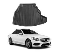 OMAC Bandeja Maletero Alfombrilla Compatible con Mercedes C Klasse W205 2013-2024 Negro TPE