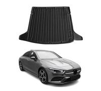 OMAC Bandeja Maletero Alfombrilla Compatible con Mercedes CLA C118 2019-2024 Negro TPE