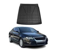 OMAC Bandeja Maletero Alfombrilla Compatible con VW Passat CC 2008-2012 Stufenheck Negro TPE