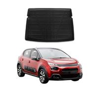 OMAC Bandeja Maletero Bandeja Carga Compatible con Citroen C3 2016-2024 5tür hohe Kante Goma
