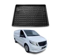 OMAC Bandeja Maletero Bandeja Carga Compatible con Mercedes Vito W447 2014-2026 Goma TPE Negro