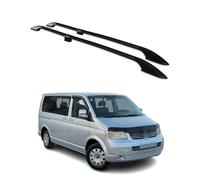 Omtec Otomotive Barras portaequipajes de techo VW T5/T6 L1 2003-2025 aluminio negro 2x