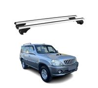 OMAC Barras de Techo Transversales de Aluminio para Hyundai Terracan 2001-2007 - TÜV/DIN 75302