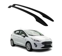 OMAC Barras portaequipajes de techo compatibles con Ford Fiesta MK7 2017-2023 de 3 puertas de aluminio negro 2X