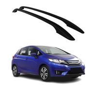 OMAC Barras portaequipajes de techo compatibles con Honda Jazz 2020-2025 de 5 puertas de aluminio negro 2X
