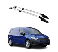 OMAC Barras portaequipajes de techo compatibles con Mercedes Citan 2021-2025, aluminio plateado, 4 piezas