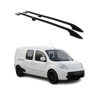 OMAC Barras portaequipajes de techo compatibles con Renault Kangoo 2008-2021 L2 de aluminio, color negro