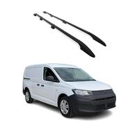 OMAC Barras portaequipajes de techo compatibles con VW Caddy 2020-2026, largo L2, aluminio, color negro
