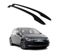 OMAC Barras portaequipajes de techo compatibles con VW Golf MK8 2019-2025, aluminio negro, 2 unidades