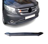 OMAC Deflector de capó, protección contra impactos de piedras, compatible con Mercedes Vito W447 2014-2021, color negro, protección contra insectos, marco de protección, máscara, accesorio para coche