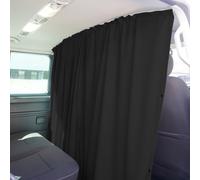 OMAC Fahrerhaus Führerhaus Maß Cortinas Compatible con Ford Transit Tourneo Custom L1 L2 Negro