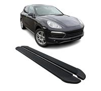 OMAC Faldones Laterales Estribos Laterales Schweller Compatible con Porsche Cayenne 2010-2017 ALU Negro