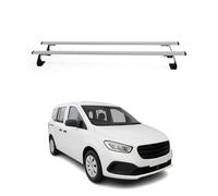 OMAC Heavy Duty Barras de Techo Transversales Compatibles con Mercedes Citan W420 2021-2026 - 2 Stangen - Acero Plata