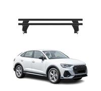 OMAC Menabo - Barras de techo transversales para Audi Q3 F3 Sportback 2019-25, color negro