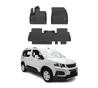 OMAC Premium Alfombrillas De Coche Compatible con Peugeot Rifter 2018-2024 TPE Goma 3X