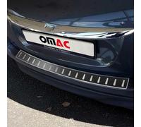 OMAC Protector Umbral Maletero Parachoques Compatible con FIAT 500X 2015-2026 Acero INOX Kohlefaserfolien