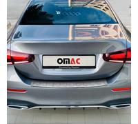 OMAC Protector Umbral Maletero Parachoques Compatible con Mercedes A Klasse W177 2018-2025 Acero INOX Cromado