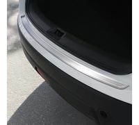 OMAC Protector Umbral Maletero Parachoques Compatible con Nissan Qashqai J10 2006-2014 Cromado Gebürstet