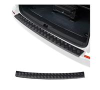 OMAC Protector Umbral Maletero Parachoques Compatible con VW T5 Transporter Multivan Caravelle 2003-2015 Aluminio Negro