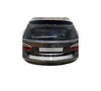 OMAC Protector Umbral Maletero Protector Parachoques Compatible con BMW 3er E91 2005-2008 Acero INOX Gebürstet