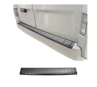 OMAC Protector Umbral Maletero Protector Parachoques Compatible con Opel Vivaro B 2014-2019 Acero INOX Dunkel
