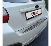 OMAC Protector Umbral Maletero Protector Parachoques Compatible con Subaru XV 2011-2017 Acero INOX Plata 1tlg