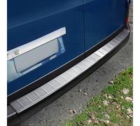 OMAC Protector Umbral Maletero Protector Parachoques Compatible con VW Crafter 2017-2025 Acero INOX Gebürstet