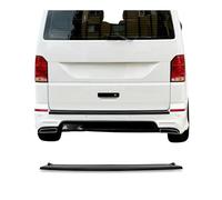 OMAC Protector Umbral Maletero Protector Parachoques Compatible con VW T6 Transporter Multivan Caravelle 2015-2024 Portón Trasero ABS Glanz Negro 1x