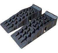 OMAC Rampa de nivelación de ruedas para remolque, camión, caravana, ATV, 1000 libras x 2 piezas