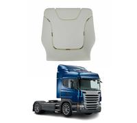 OMAC Sitzpolster Coche Schaumstoff Schaumpolster Compatible con Scania R4 2003-2021 Blanco