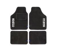 OMAC SPARCO Alfombrillas Alfombrillas de Coche Universal Azul Linie Autoteppich Alwettermatten 4X