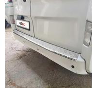 OMAC - Umbral de parachoques trasero para Renault Master 2010-2025 (aluminio), color gris