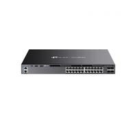 OMADA 24-PORT GIGABIT STACKABLE L3 MANAGED POE+ SWITCH WITH 4 10G SLOTS