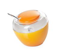 Omada Design azucarero con cuchara incluida fabricado en acrílico ideal para contacto con alimentos, cómodo y colorido, Línea Movida